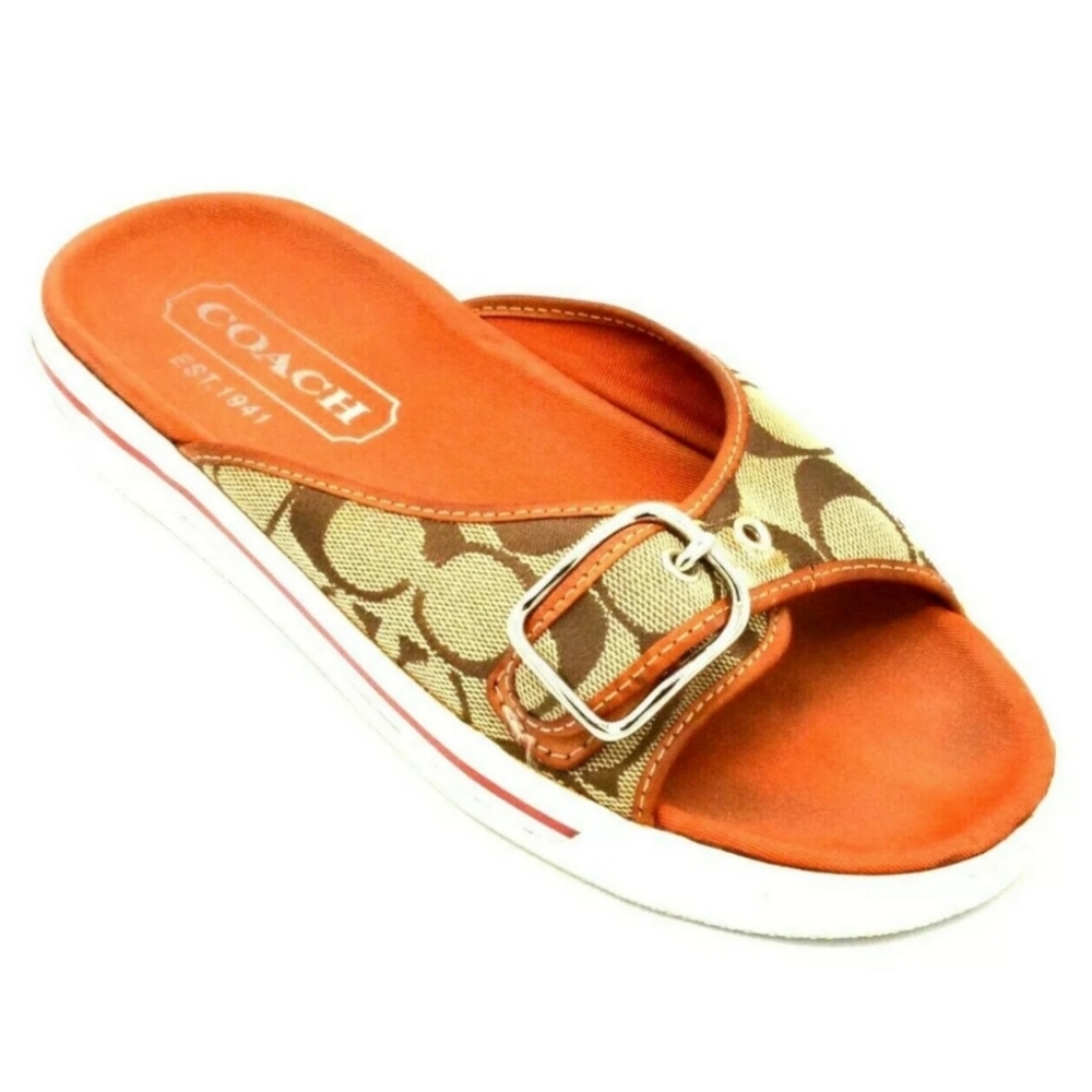 Almost brand new Coach Bonny slides